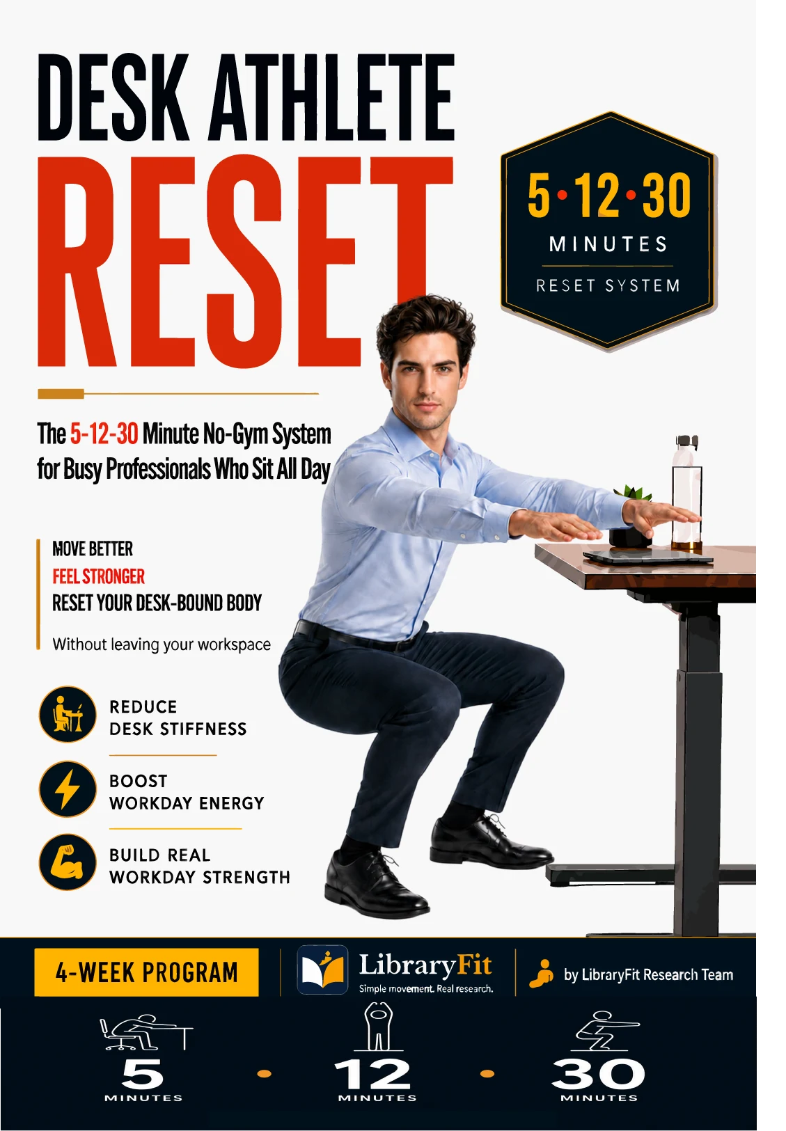 Desk Athlete Reset book cover